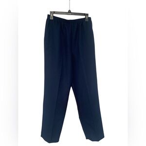 Alfred Dunner Womens Navy Blue  Pants NWT 14P